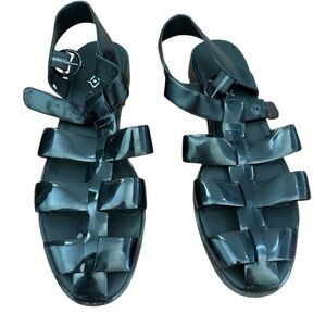 New! 🖤Katy Perry The Geli Fisherman Flat Sandal Size 10